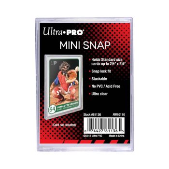 photo Ultra Pro – Starrer Kartenschutz – UP Mini-Snap-Kartenhalter – Top Loader (1)