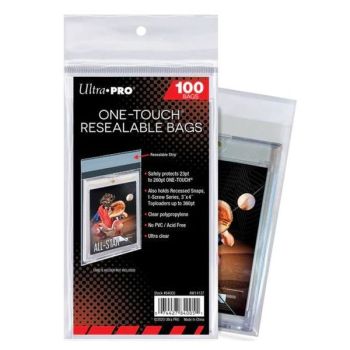 Item Ultra Pro – Team-Taschen – wiederverschließbare One-Touch-Tasche – wiederverschließbare One-Touch-Kartenschutzhüllen (100)