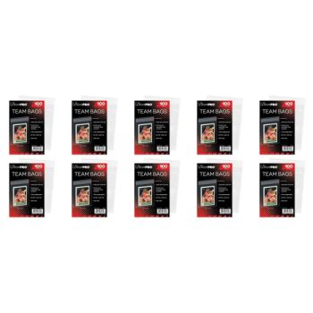 Item Ultra Pro – Teamtaschen – wiederverschließbar – wiederverschließbare Top-Loader-Hüllen (1000) 10er-Pack
