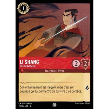 Item Li Shang, General's Son – 111/204 – URR – The Return of Ursula – Brillant – Premium – Französisch