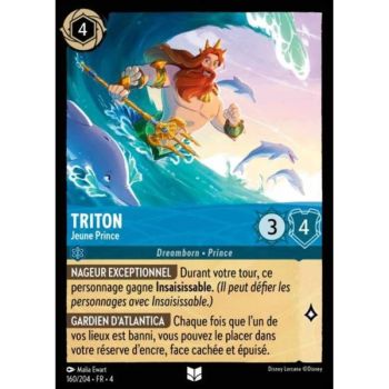 Item Triton, junger Prinz – 160/204 – URR – Die Rückkehr von Ursula – Brillant – Premium – Französisch