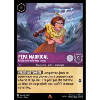 Item Pepa Madrigal, Makes Rain or Shine – 53/204 – URR – The Return of Ursula – Brillant – Premium – Französisch