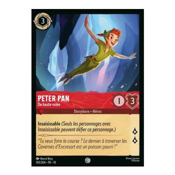 Item Peter Pan, High-Flying – 105/204 – WHW – Schimmer in der Tiefe – Common – Französisch