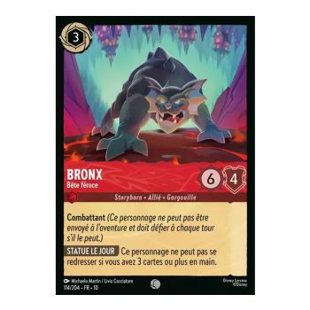 photo Bronx, Wildes Biest – 114/204 – Weißweiß – Schimmer in der Tiefe – Glänzend – Premium – Französisch