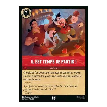 Es ist Zeit zu gehen! – 131/204 – WHW – Schimmer in der Tiefe – Glänzend – Premium – Französisch