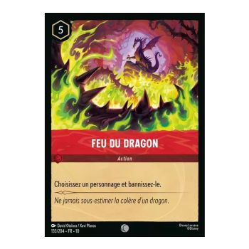 Item Dragonfire – 133/204 – WHW – Schimmer in der Tiefe – Brillant – Premium – Französisch