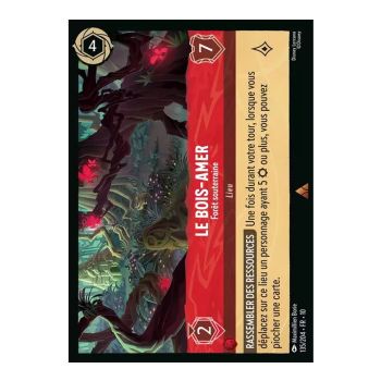 Item Bitterwood, Unterirdischer Wald – 135/204 – WHW – Schimmer in der Tiefe – Selten – Französisch