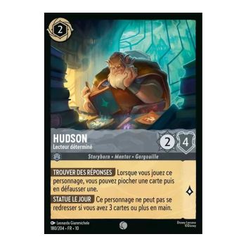 Item Hudson, der entschlossene Leser – 180/204 – Weißweiß – Schimmer in der Tiefe – Glänzend – Premium – Französisch