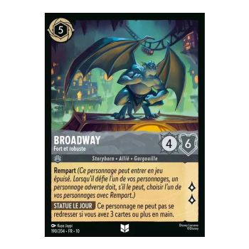 Item Broadway, stark und robust – 190/204 – WHW – Schimmer in der Tiefe – Ungewöhnlich – Französisch