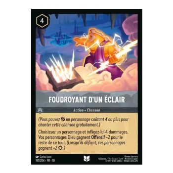 Item Blitzschlag – 197/204 – WHW – Schimmer in der Tiefe – Ungewöhnlich – Französisch