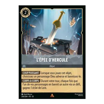 Item Das Schwert des Herkules – 200/204 – WHW – Schimmer in der Tiefe – Selten – Französisch