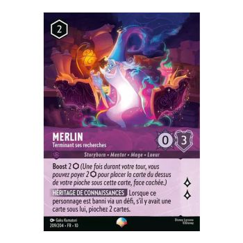 Item Merlin, der seine Forschung abschließt – 209/204 – WHW – Schimmer in der Tiefe – Episch – Französisch