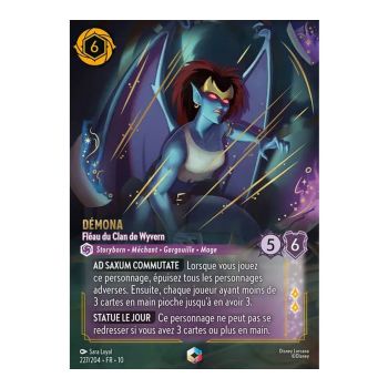 Item Demona, Fluch des Wyvern-Clans – 227/204 – WHW – Lichter in der Tiefe – Verzaubert – Französisch