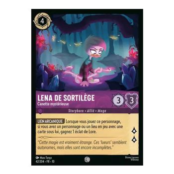 Item Lena of Spellbinding, Mysterious Can – 42/204 – WHW – Glimmers in the Depths – Brilliant – Premium – Französisch