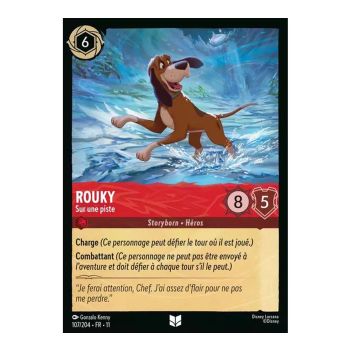 Item Rouky, auf der Spur – 107/204 – GEWONNEN – Frostbeule – Ungewöhnlich – Französisch