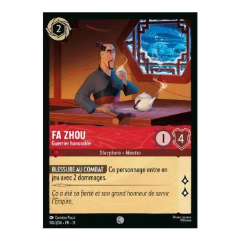 Item Fa Zhou, Ehrenhafter Krieger – 110/204 – GEWINN – Frostzauber – Brillant – Premium – Französisch