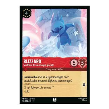 Item Blizzard, Froststurmbläser – 119/204 – GEWONNEN – Frostzauber – Brillant – Premium – Französisch