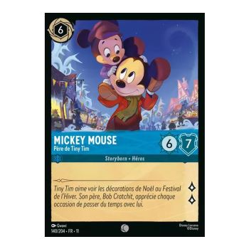 Item Mickey Mouse, Vater von Tiny Tim – 140/204 – GEWINN – Frostbeule – Glänzend – Premium – Französisch