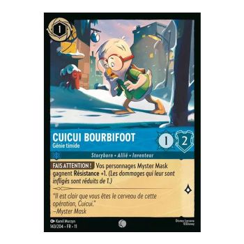 Item Cuicui Bourbifoot, Shy Genie - 143/204 - GEWONNEN - Frostbiss - Common - Französisch