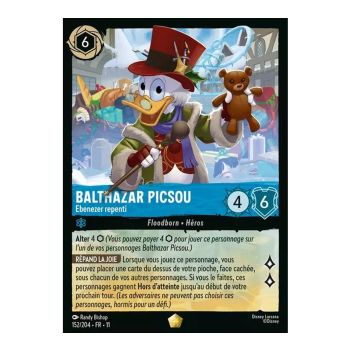 Dagobert Duck, der reuige Ebenezer – 152/204 – GEWINN – Frostbeule – Brillant – Premium – Französisch