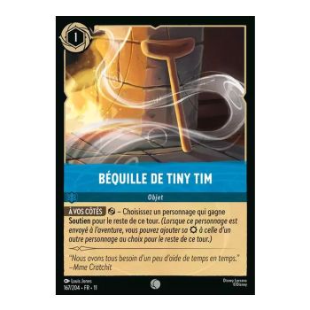 Item Tiny Tims Krücke – 167/204 – GEWONNEN – Erfrierungen – Gewöhnlich – Französisch