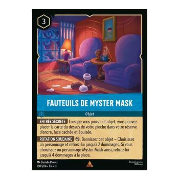 Myster Mask Stühle – 168/204 – GEWINNEN – Frostbite – Brillant – Premium – Französisch