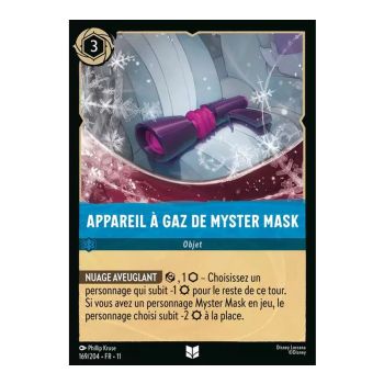 Myster Masks Gasgerät – 169/204 – GEWINN – Frostbeule – Brillant – Premium – Französisch