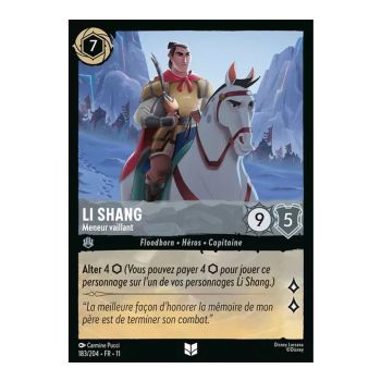 Li Shang, Tapferer Anführer – 183/204 – Sieg – Frostzauber – Brillant – Premium – Französisch