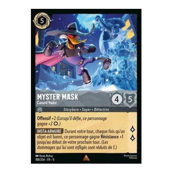 Item Myster Mask, Vader Duck – 188/204 – GEWONNEN – Frostbite – Glänzend – Premium – Französisch