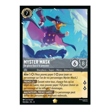 Item Mysteriöse Maske, Eis hält den Druck – 192/204 – GEWONNEN – Frostzauber – Legendär – Französisch