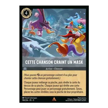 Item Dieses Lied fürchtet eine Maske - 198/204 - WIN - Frostbite - Selten - Französisch