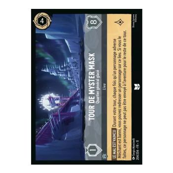 photo Myster Masks Turm, Eisiges Hauptquartier – 204/204 – GEWONNEN – Frostbeule – Brillant – Premium – Französisch