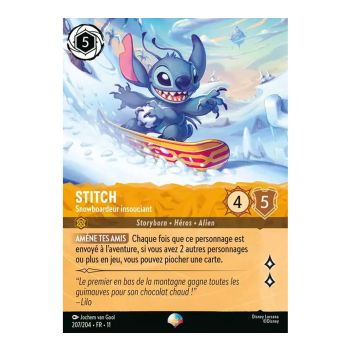 Item Stitch, der sorglose Snowboarder – 207/204 – GEWINN – Frostbite – Episch – Französisch