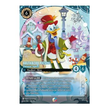 Item Dagobert Duck, der reuige Ebenezer – 235/204 – GEWINN – Frostbeule – Verzaubert – Französisch