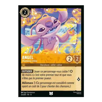 photo Angel, Mermaid Singer – 25/204 – GEWINN – Frostzauber – Brillant – Premium – Französisch