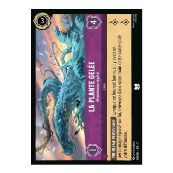 Item Die gefrorene Pflanze, Monströse Pflanze – 68/204 – GEWINN – Frostzauber – Brillant – Premium – Französisch