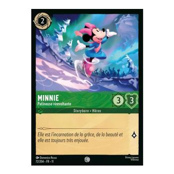 Item Minnie, die wirbelnde Schlittschuhläuferin – 72/204 – GEWINN – Frostbeule – Common – Französisch