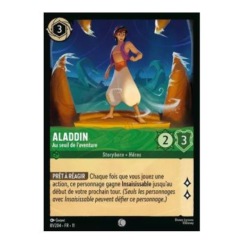 Item Aladdin, Am Rande des Abenteuers – 81/204 – GEWINN – Frostbite – Common – Französisch