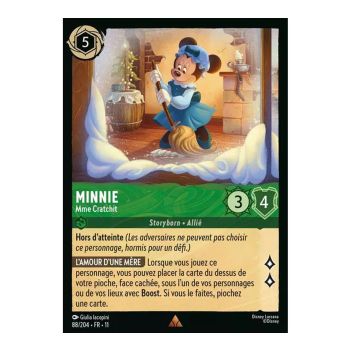 Item Minnie, Mrs. Cratchit – 88/204 – GEWINN – Frostbeule – Selten – Französisch