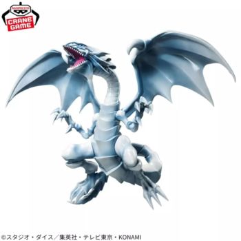 YGO - Figur - Bandai Spirit Blue-Eyes White Dragon - OCG - Japanisch (12 cm)