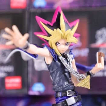 YGO - Figur - Senkou Zekkei Dark Magician Girl + Yami Yugi - OCG - Japanisch (12 cm)