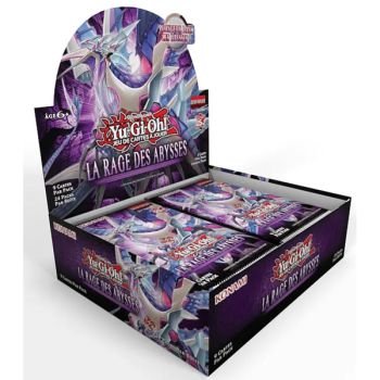 Yu-Gi-Oh! - Box mit 24 Boostern – The Rage of the Abyss – FR