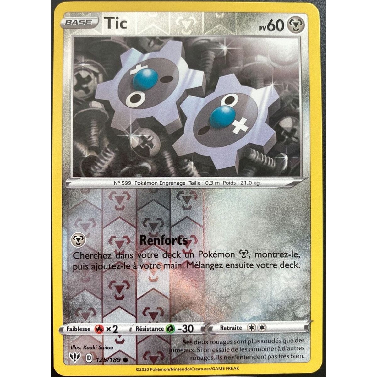 Item Tic – Reverse 125/189 – EB03 Darkness Ablaze