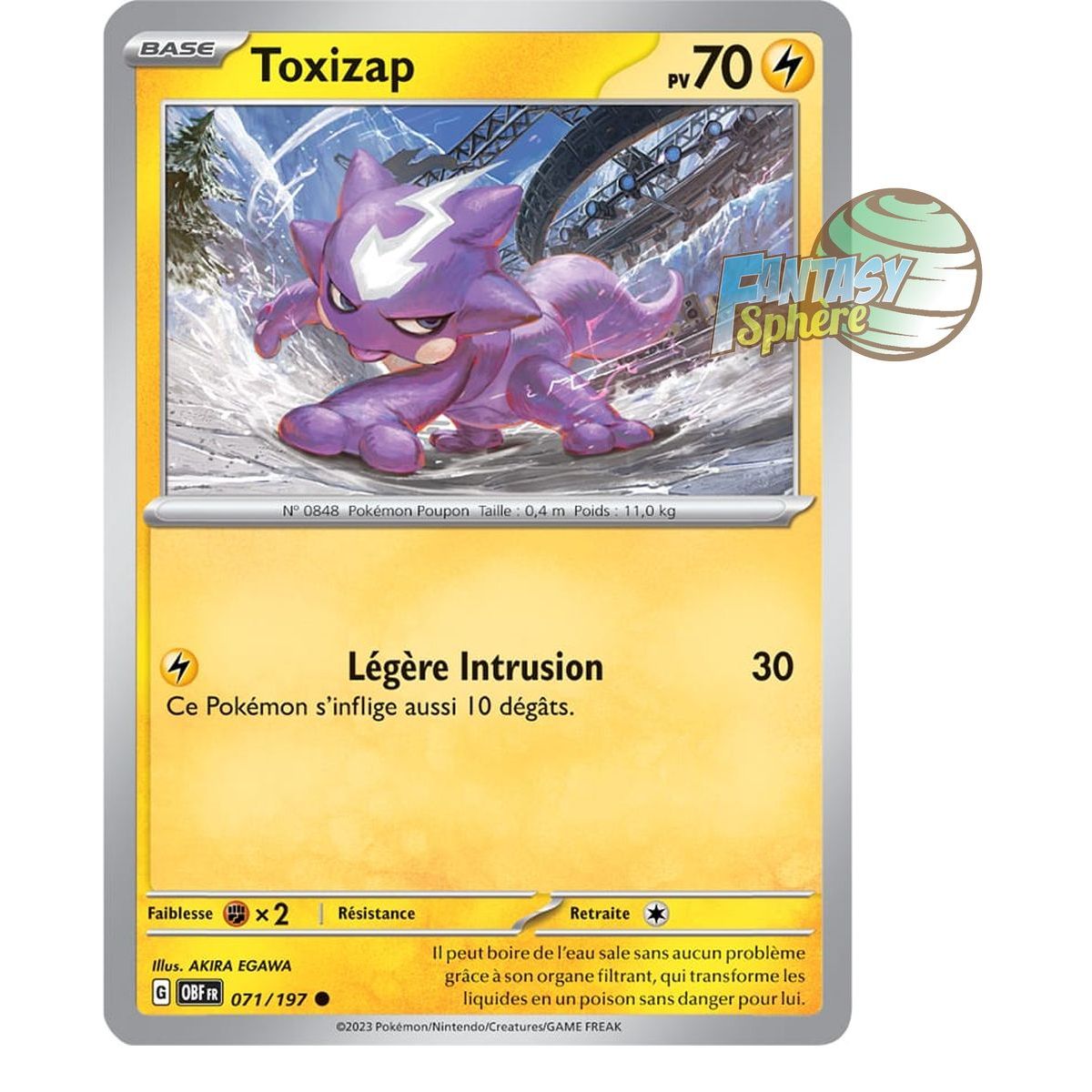 Item Toxizap - Commune 71/197 - Ecarlate et Violet Flammes Obsidiennes