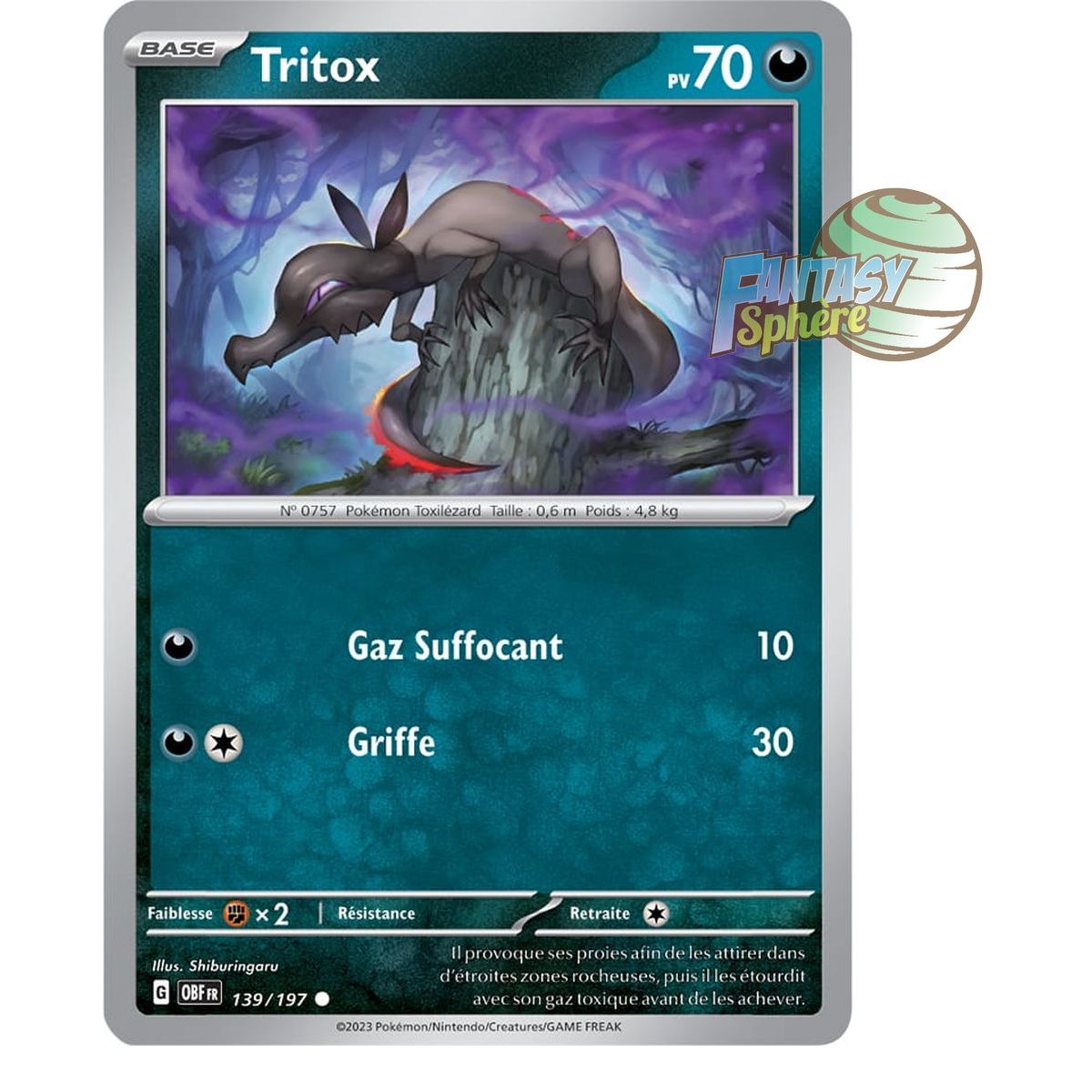 Tritox – Reverse 139/197 – Scharlachrote und violette Obsidianflammen
