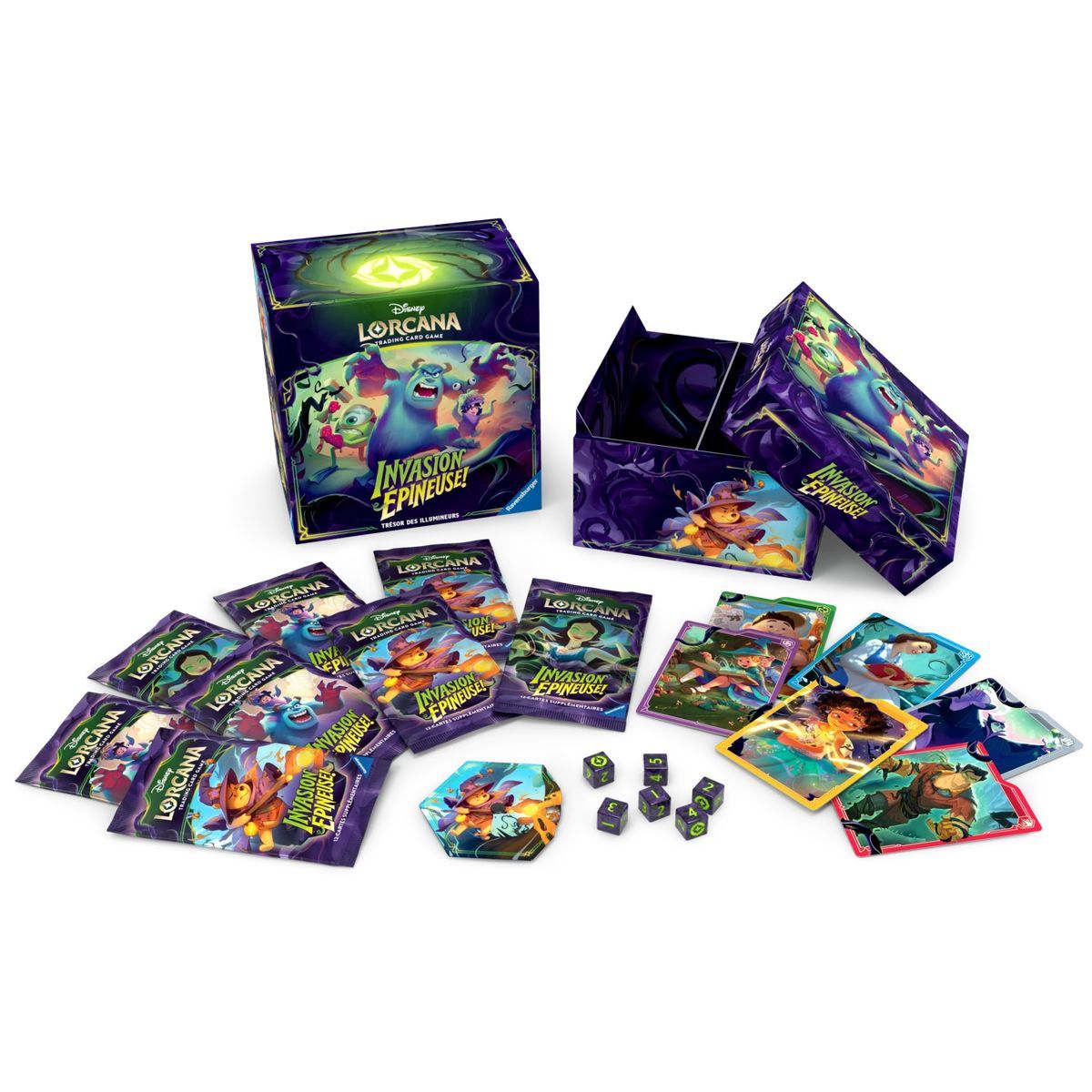 Trove-Paket – Der Schatz der Erleuchter – Kapitel 13: Dornige Invasionsländer – Disney Lorcana – Set 13 – FR