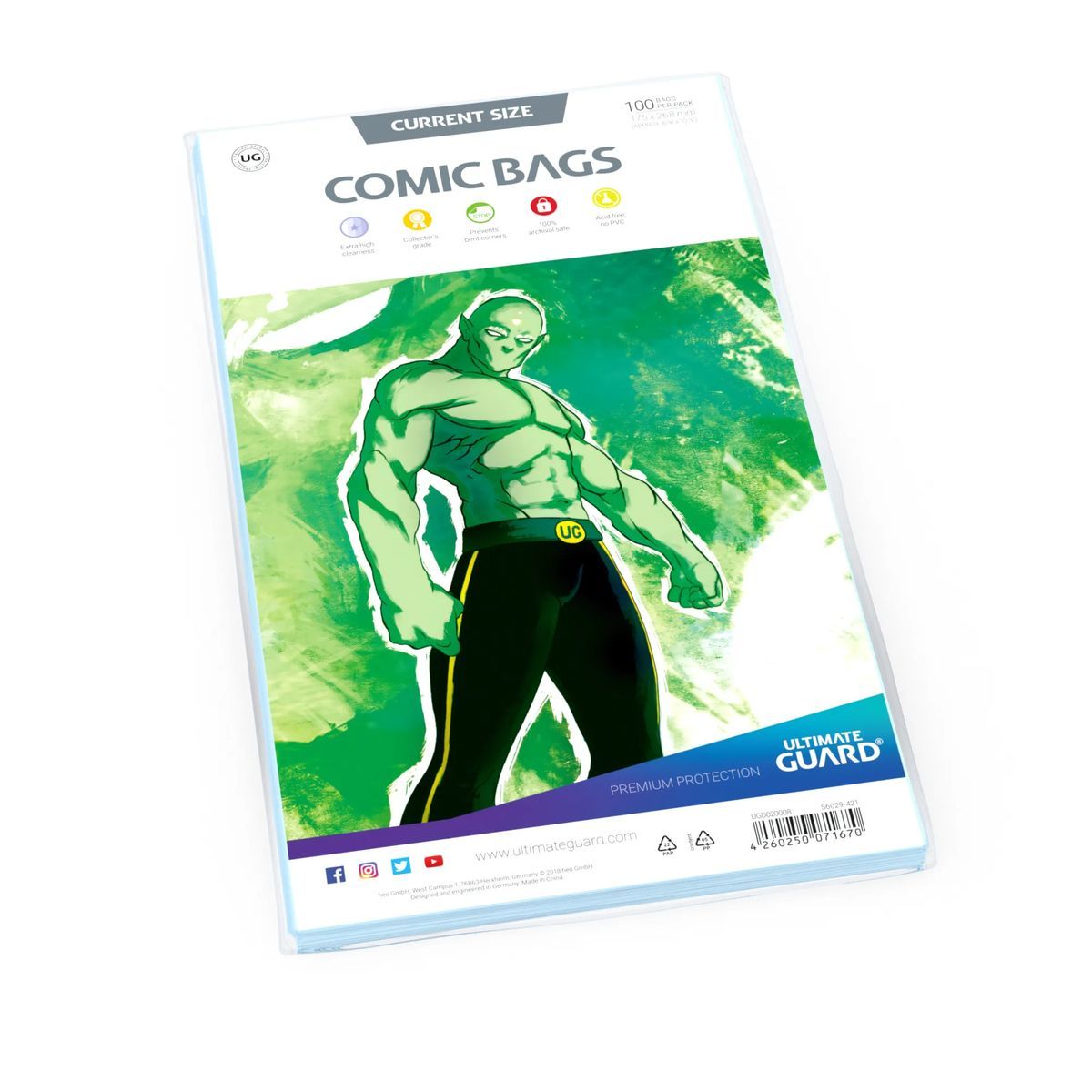 Item Ultimate Guard – Taschen – Comic-Taschen in aktueller Größe – 175 x 268 mm (100)