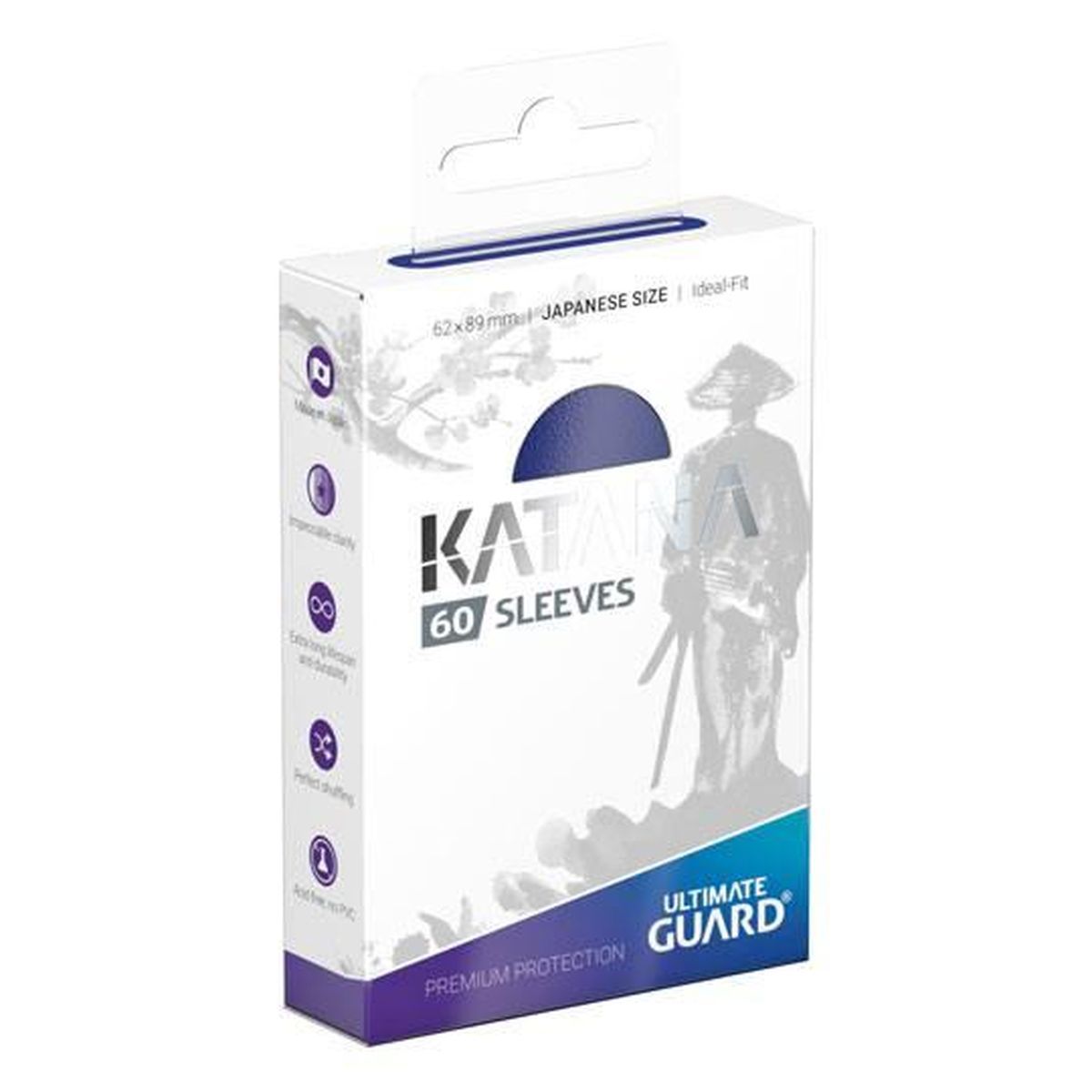 Item Ultimate Guard - Kartenhüllen - Japanische Größe - Katana - Blau (60)