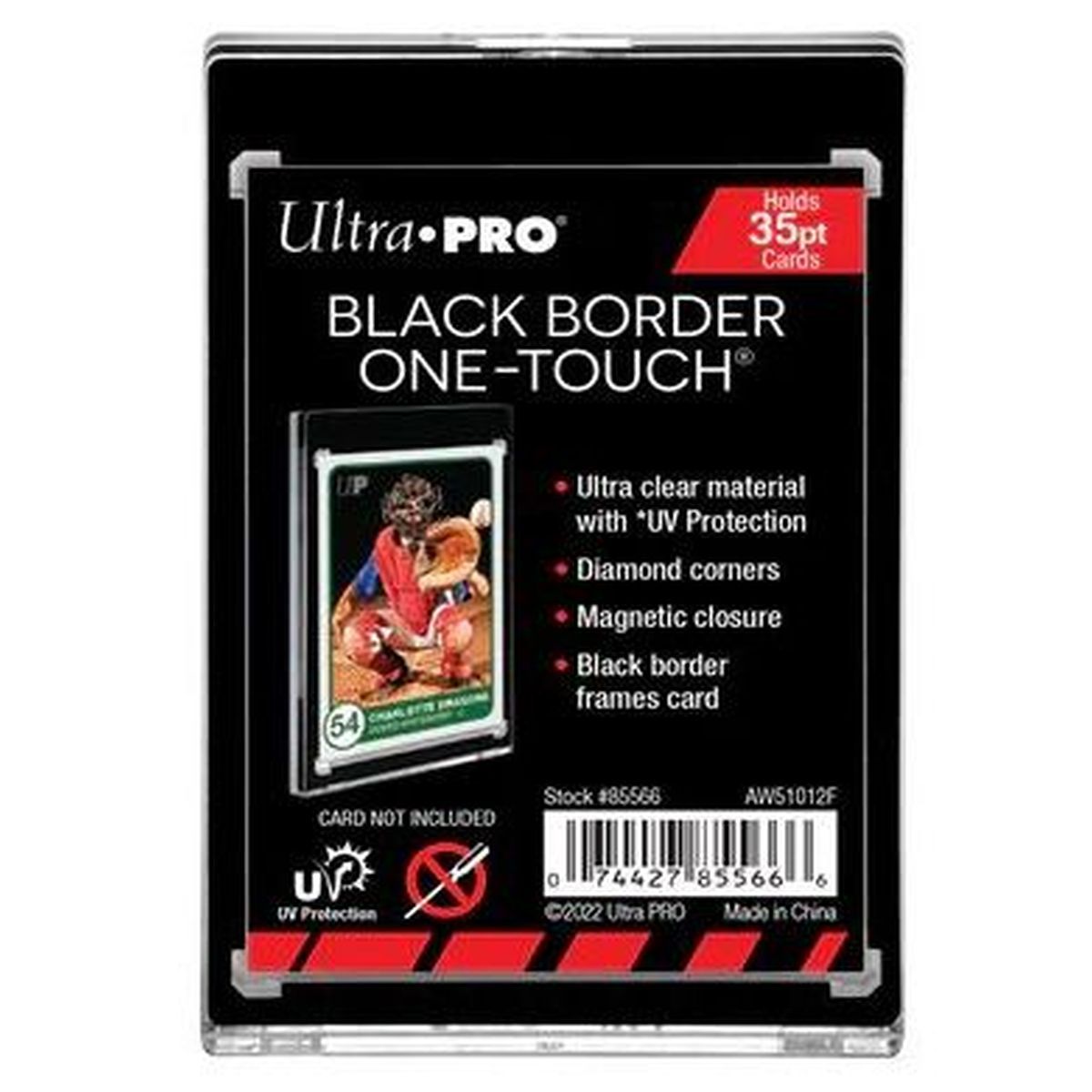 Item Ultra Pro - One-Touch Black Border 35PT Anti-UV-Magnethalter (1)