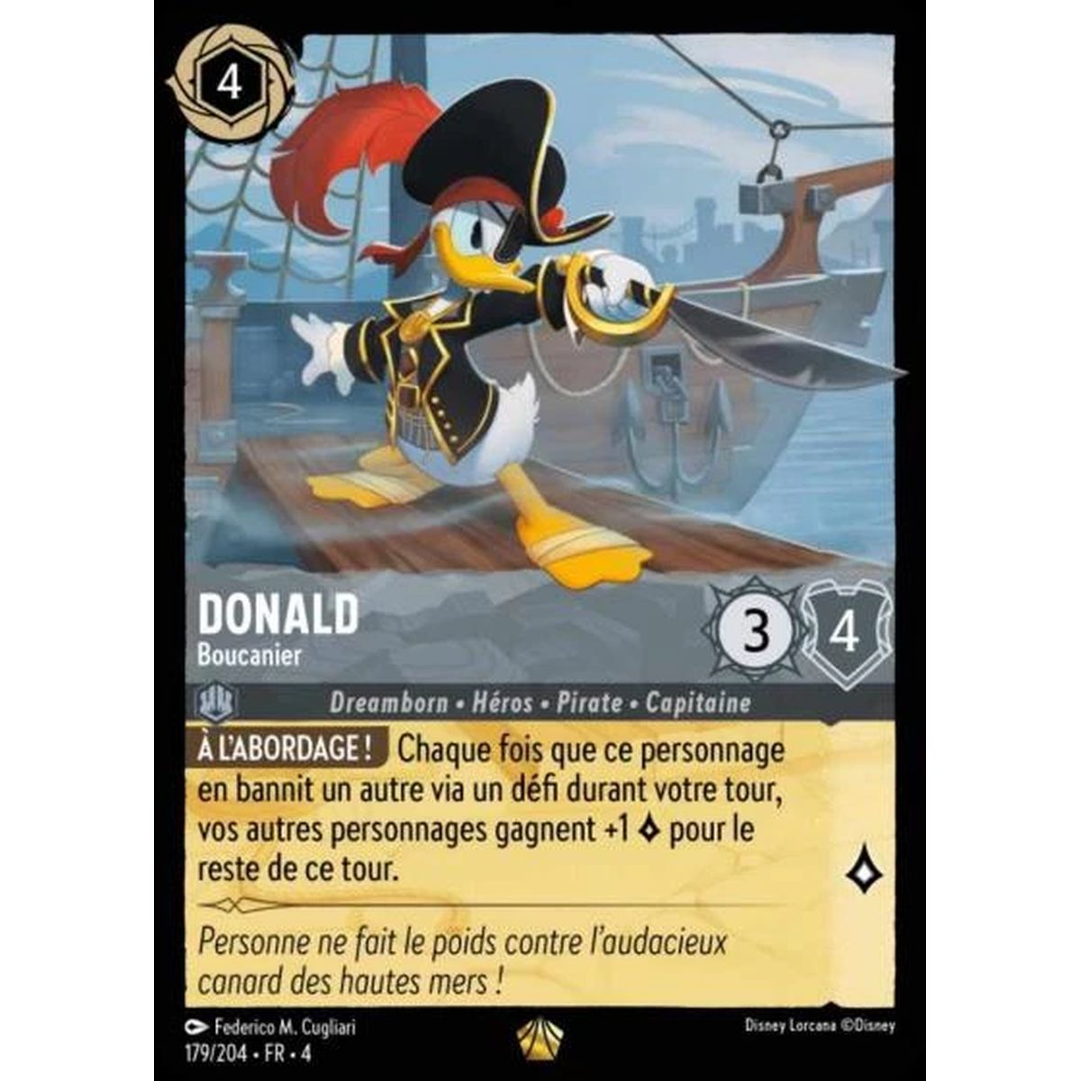 Donald, Buccaneer – 179/204 – URR – Die Rückkehr von Ursula – Brillant – Premium – Französisch